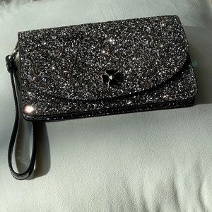 Kate Spade Gold Sparkle Clutch